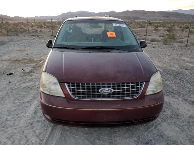 2FMDA52236BA27013 - 2006 FORD FREESTAR SEL RED photo 5