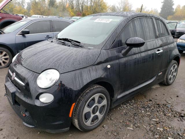 3C3CFFGE8ET291247 - 2014 FIAT 500 ELECTRIC BLACK photo 1