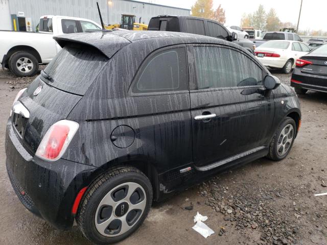 3C3CFFGE8ET291247 - 2014 FIAT 500 ELECTRIC BLACK photo 3