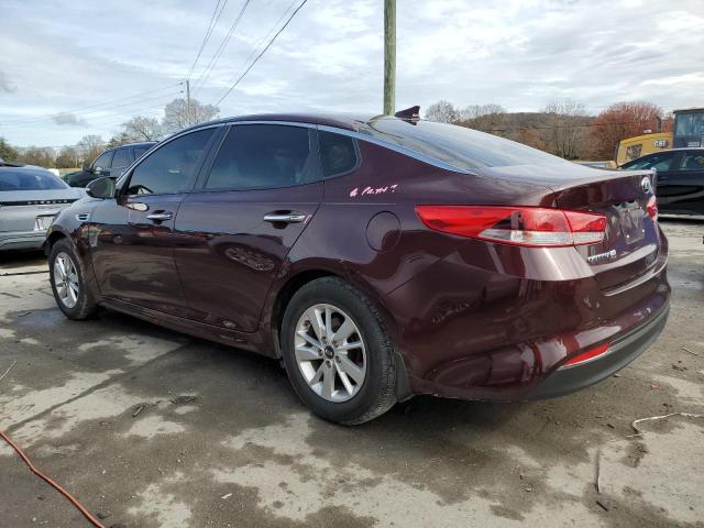 5XXGT4L39HG153487 - 2017 KIA OPTIMA LX MAROON photo 2