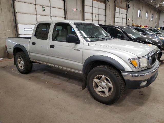 5TEGN92N44Z377241 - 2004 TOYOTA TACOMA DOUBLE CAB PRERUNNER SILVER photo 4