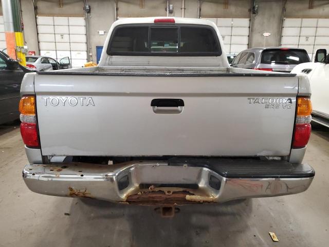 5TEGN92N44Z377241 - 2004 TOYOTA TACOMA DOUBLE CAB PRERUNNER SILVER photo 6