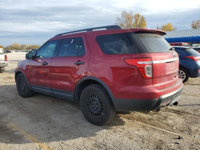 1FM5K7B89DGB79238 - 2013 FORD EXPLORER RED photo 2