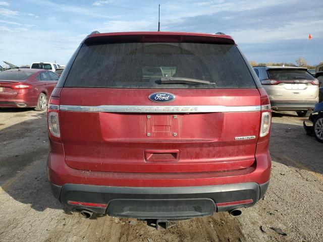 1FM5K7B89DGB79238 - 2013 FORD EXPLORER RED photo 6