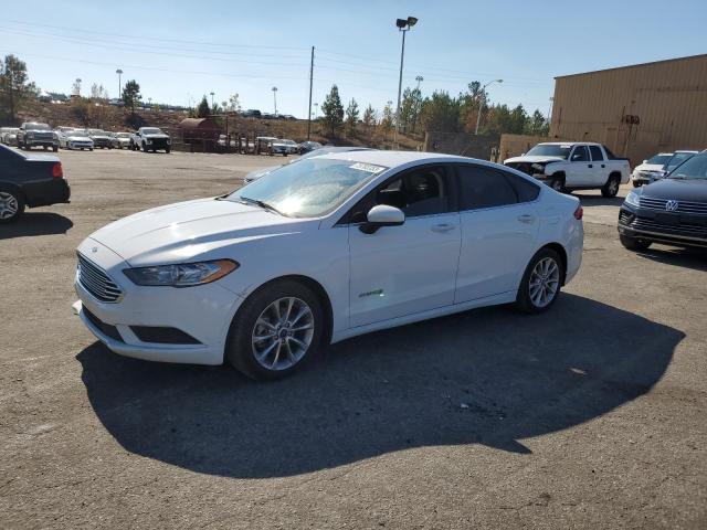 3FA6P0LU5HR238240 - 2017 FORD FUSION SE HYBRID WHITE photo 1