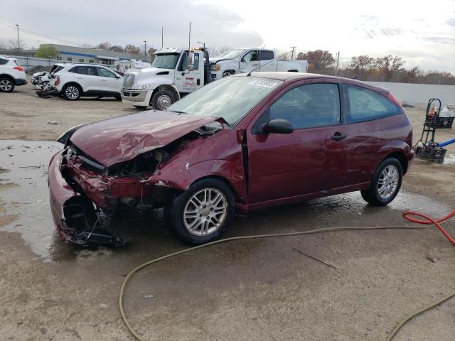 1FAFP31N87W137282 - 2007 FORD FOCUS ZX3 BURGUNDY photo 1