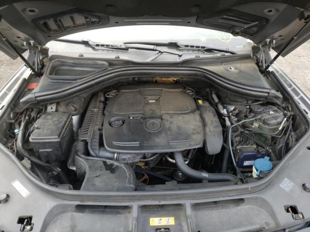 4JGDA5HB2CA019063 - 2012 MERCEDES-BENZ ML 350 4MATIC SILVER photo 11