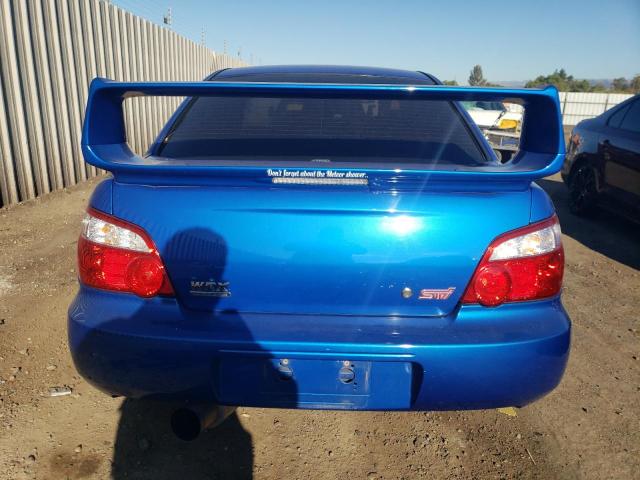 JF1GD70604L511847 - 2004 SUBARU IMPREZA WRX STI BLUE photo 6