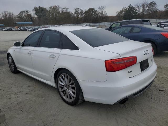 WAUHGAFC1DN134320 - 2013 AUDI A6 PRESTIGE WHITE photo 2