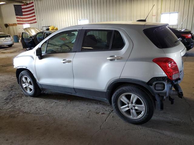 3GNCJKSB0KL403011 - 2019 CHEVROLET TRAX LS SILVER photo 2