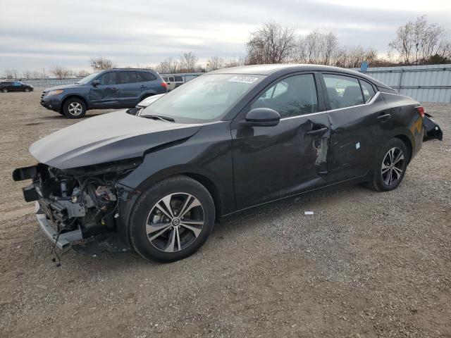 3N1AB8CV0NY249841 - 2022 NISSAN SENTRA SV BLACK photo 1