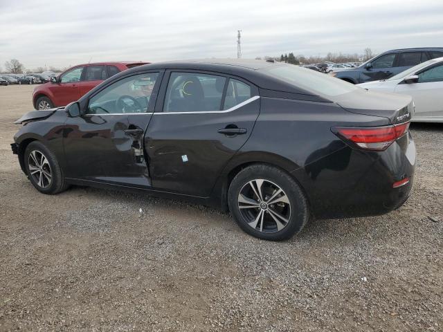 3N1AB8CV0NY249841 - 2022 NISSAN SENTRA SV BLACK photo 2