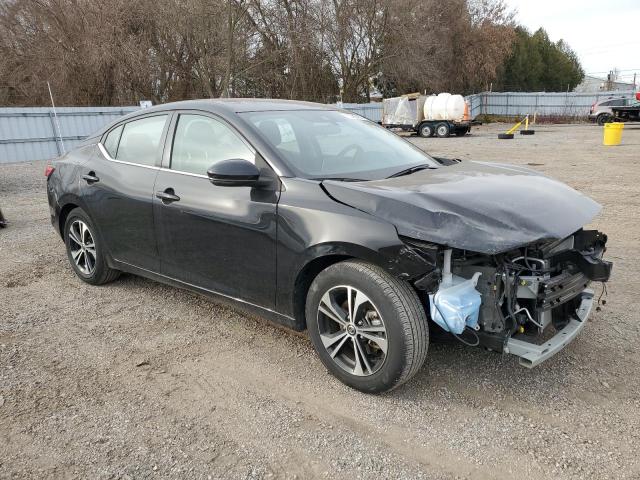 3N1AB8CV0NY249841 - 2022 NISSAN SENTRA SV BLACK photo 4