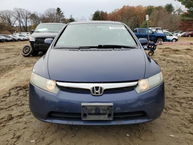 1HGFA16897L061447 - 2007 HONDA CIVIC EX BLUE photo 5