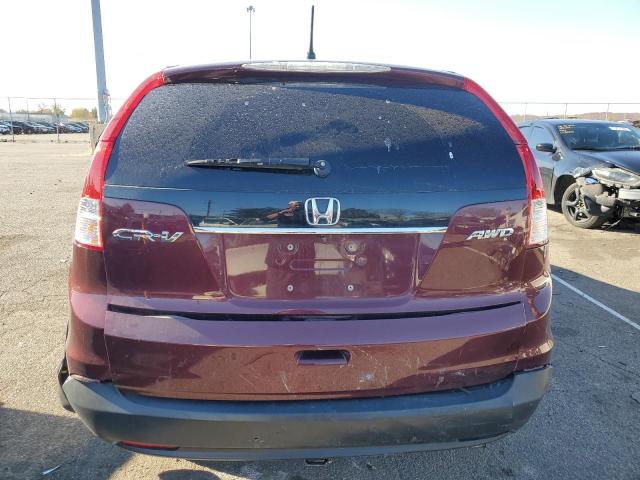 5J6RM4H57CL077464 - 2012 HONDA CR-V EX BURGUNDY photo 6