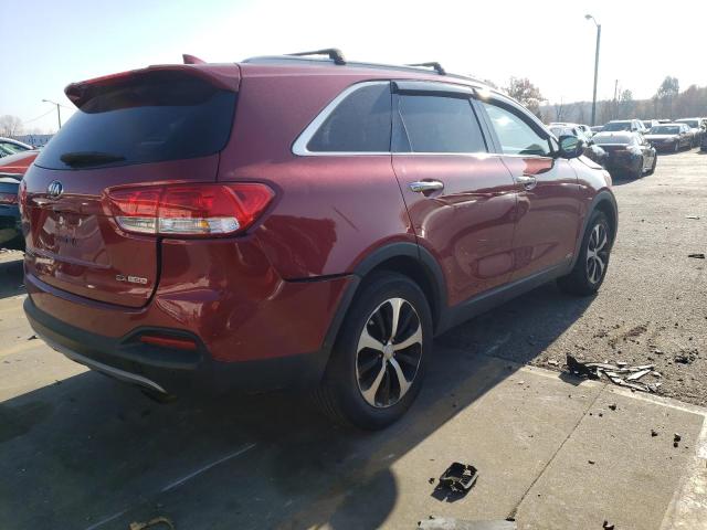 5XYPHDA18HG190710 - 2017 KIA SORENTO EX BURGUNDY photo 3