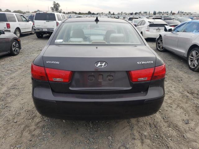 5NPET46C39H559211 - 2009 HYUNDAI SONATA GLS BLACK photo 6