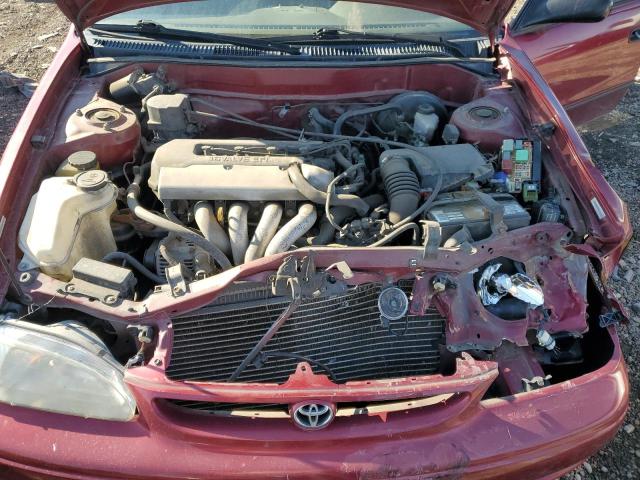 2T1BR12E7XC242118 - 1999 TOYOTA COROLLA VE MAROON photo 11