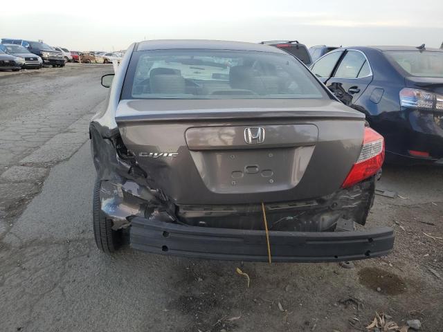 19XFB2F52CE365004 - 2012 HONDA CIVIC LX TAN photo 6