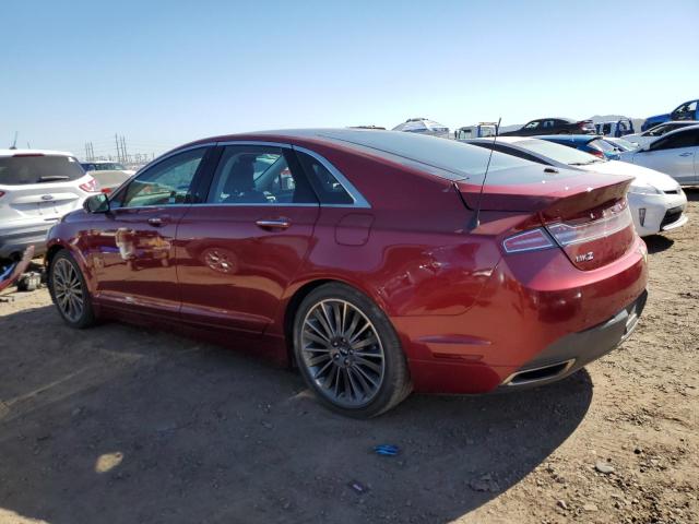 3LN6L2LU6ER816502 - 2014 LINCOLN MKZ HYBRID MAROON photo 2