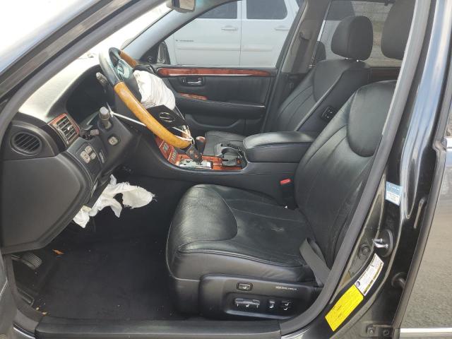 JTHBN36F340125277 - 2004 LEXUS LS 430 GRAY photo 7