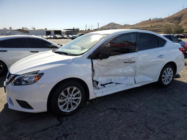 3N1AB7AP3KY416218 - 2019 NISSAN SENTRA S WHITE photo 1