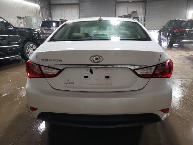 5NPEB4AC3EH925902 - 2014 HYUNDAI SONATA GLS WHITE photo 6