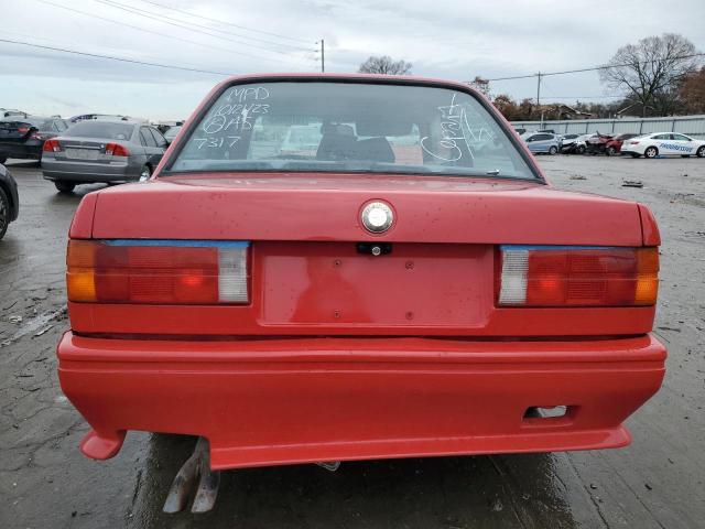 WBAAB5405H9807317 - 1987 BMW 325 BASE RED photo 6