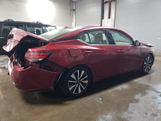 3N1AB8CV2LY303105 - 2020 NISSAN SENTRA SV RED photo 3