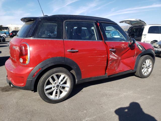 WMWZC3C52EWP25995 - 2014 MINI COOPER S COUNTRYMAN RED photo 3