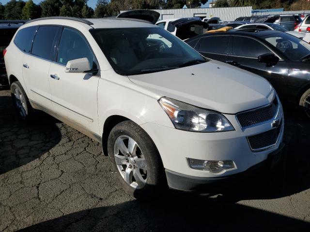 1GNKRLED4BJ363031 - 2011 CHEVROLET TRAVERSE LTZ WHITE photo 4