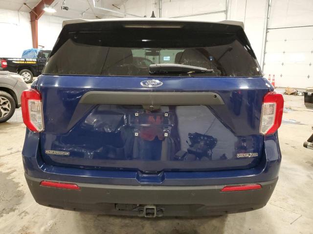 1FM5K8AB0MGA86675 - 2021 FORD EXPLORER POLICE INTERCEPTOR 蓝色 照片 6