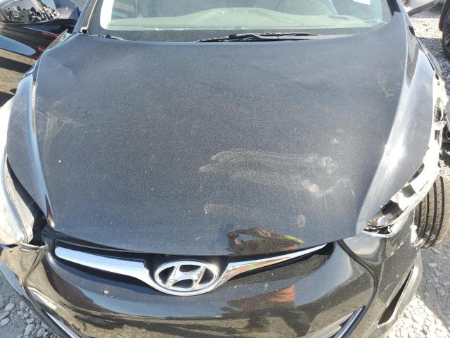 KMHDH4AE9EU142046 - 2014 HYUNDAI ELANTRA SE BLACK photo 11