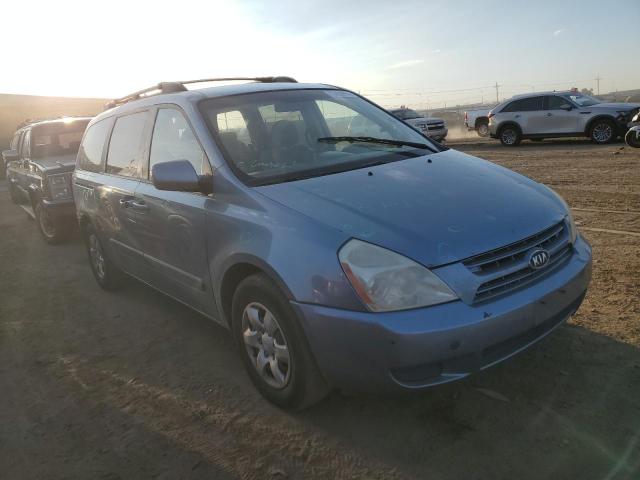 KNDMB233386242965 - 2008 KIA SEDONA EX BLUE photo 4