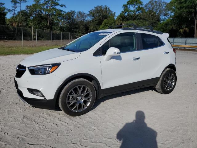 KL4CJ1SBXKB808338 - 2019 BUICK ENCORE SPORT TOURING WHITE photo 1