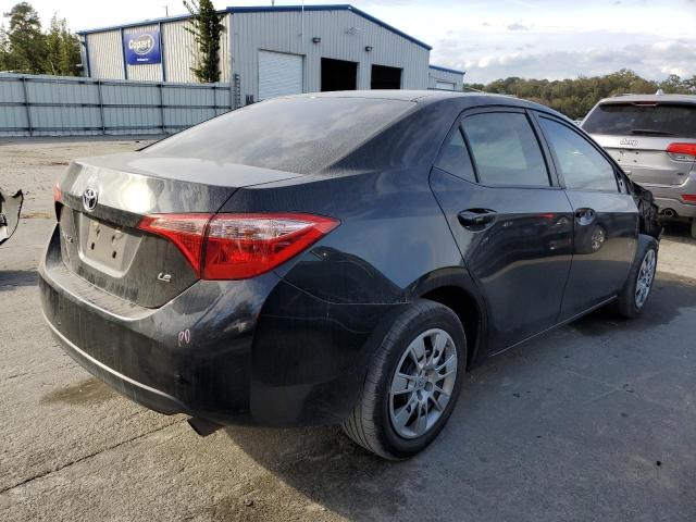 2T1BURHE0KC212326 - 2019 TOYOTA COROLLA L BLACK photo 3