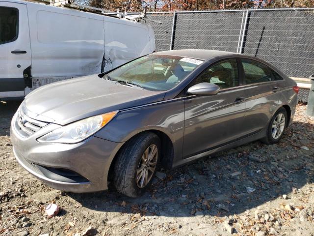 5NPEB4AC1EH892401 - 2014 HYUNDAI SONATA GLS GRAY photo 1