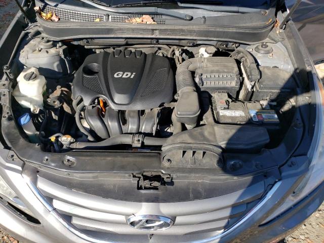 5NPEB4AC1EH892401 - 2014 HYUNDAI SONATA GLS GRAY photo 11