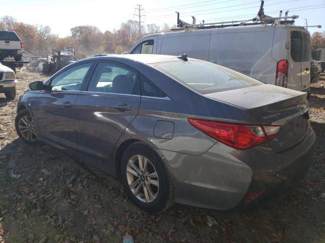 5NPEB4AC1EH892401 - 2014 HYUNDAI SONATA GLS GRAY photo 2