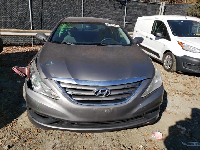 5NPEB4AC1EH892401 - 2014 HYUNDAI SONATA GLS GRAY photo 5