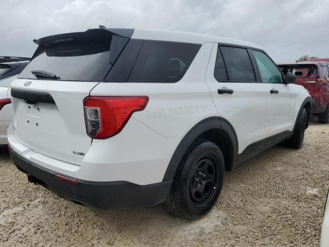 1FM5K8AWXMNA06815 - 2021 FORD EXPLORER POLICE INTERCEPTOR 白色 照片 3