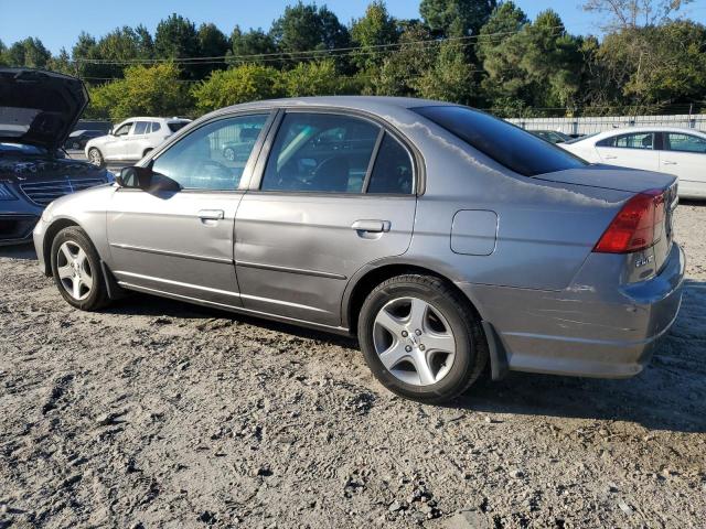 2HGES16594H643555 - 2004 HONDA CIVIC LX GRAY photo 2