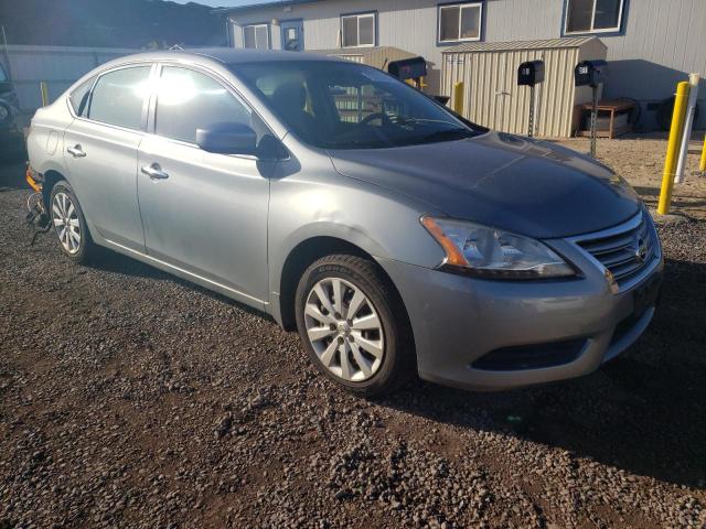 3N1AB7AP4EL606546 - 2014 NISSAN SENTRA S GRAY photo 4