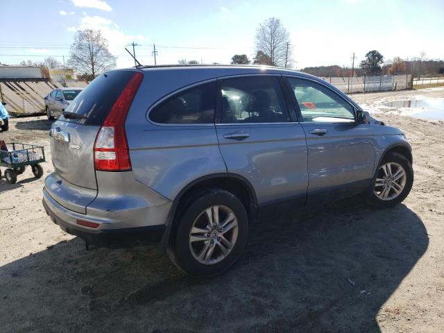 5J6RE4H79AL071953 - 2010 HONDA CR-V EXL BLUE photo 3