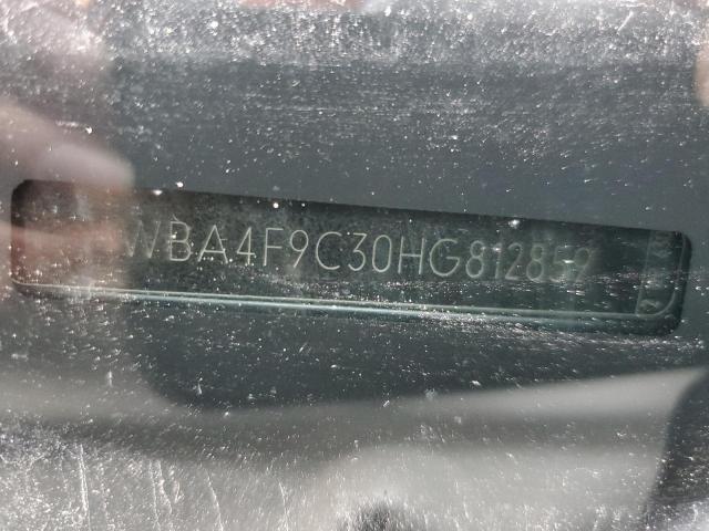 WBA4F9C30HG812859 - 2017 BMW 430XI GRAN COUPE WHITE photo 12