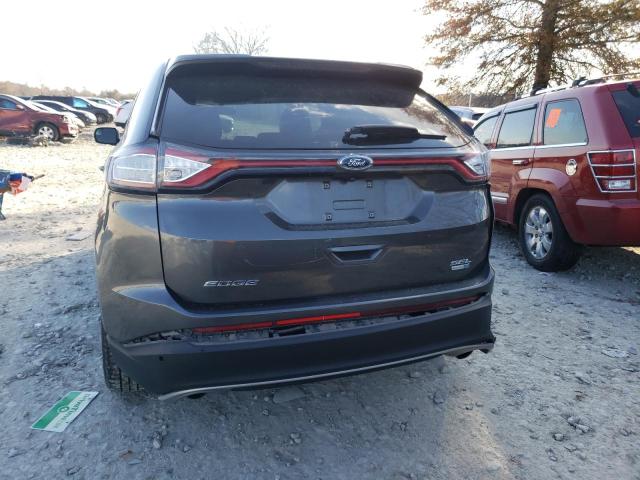 2FMPK4J93JBB24093 - 2018 FORD EDGE SEL GRAY photo 6