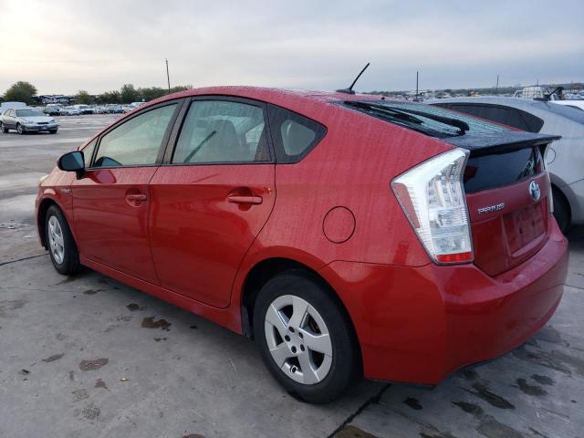 JTDKN3DU8A0035766 - 2010 TOYOTA PRIUS RED photo 2