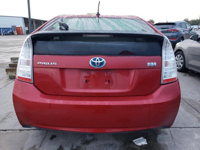 JTDKN3DU8A0035766 - 2010 TOYOTA PRIUS RED photo 6