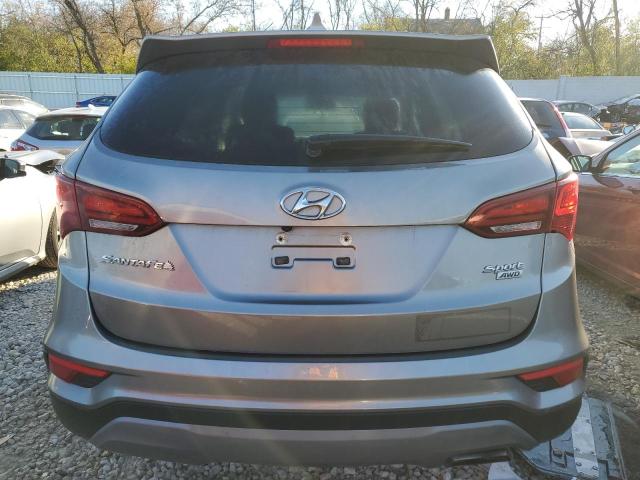 5NMZTDLB5HH025197 - 2017 HYUNDAI SANTA FE S GRAY photo 6