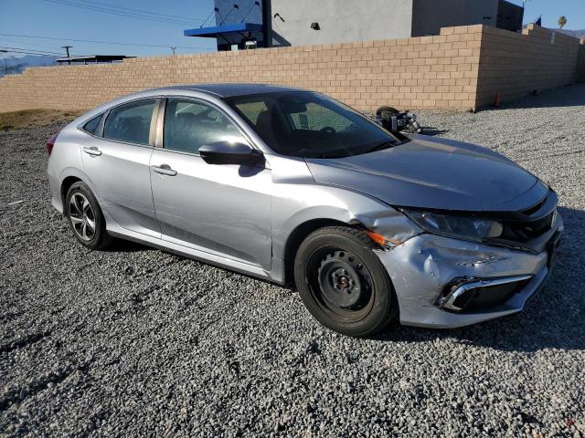 2HGFC2F66LH593146 - 2020 HONDA CIVIC LX SILVER photo 4